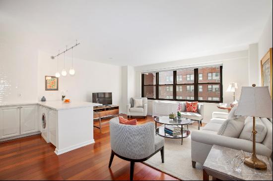 <p>Come home to this extra-large, tastefully renovated two-bedroom, two-bathroom residence