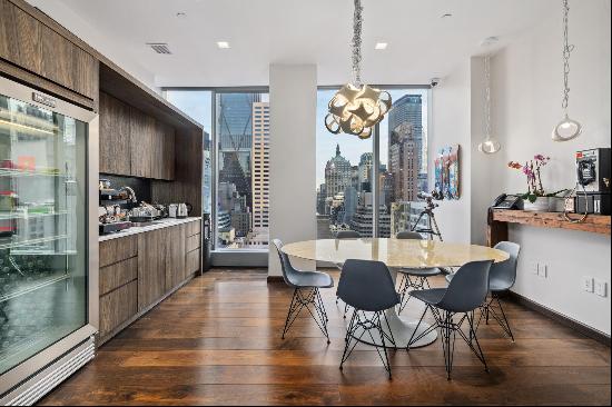 Situated in the heart of Manhattan's renowned Diamond District, the office condominium 