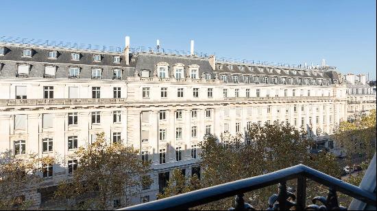 Amazing top floor apartment overlooking the Eiffel Tower.