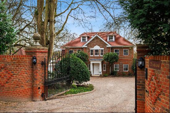 A substantial family home with riverside gardens.