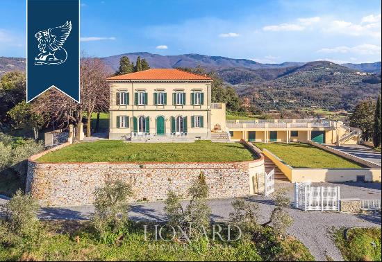 Estate with 19th-century villa surrounded by olive trees for sale in Pistoia's stunning co