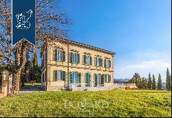 Estate with 19th-century villa surrounded by olive trees for sale in Pistoia's stunning co