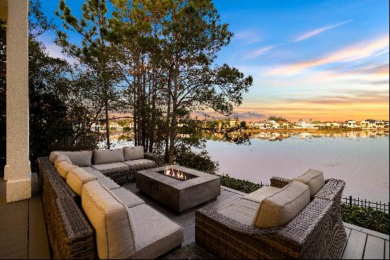 Lakefront Coastal Elegance With Stunning Views In Popular Gated Community