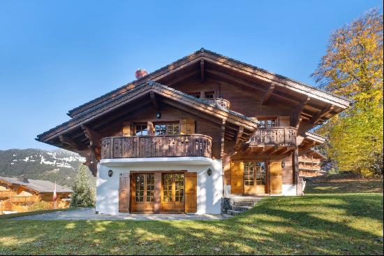 Beautiful chalet near the RoyAlp Hotel &amp; Spa, quiet, view, ski-in/ski-