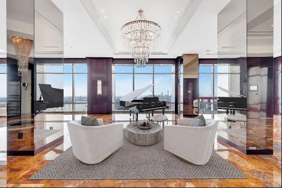 Experience penthouse living surrounded by 5,400 square feet of iconic views. The NYC sk