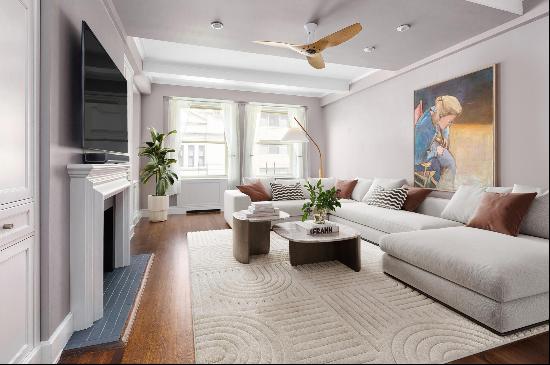 <p>Expansive and elegant Upper East Side home on quiet tree-lined 75th Street, in a handso