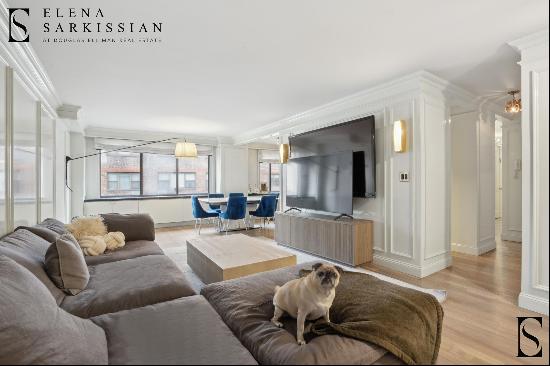 Welcome to 345 East 73 St 10JK, a bright, high-floor co-op unit in prime Upper East Sid