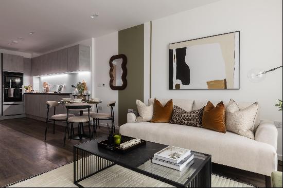 A bright one-bedroom apartment at The Auria, a stylish new development in Notting Hill. Co