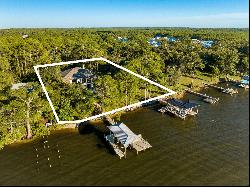 Exceptional Boater's Estate With Custom Home, Waterfront Lots, A Dock And More