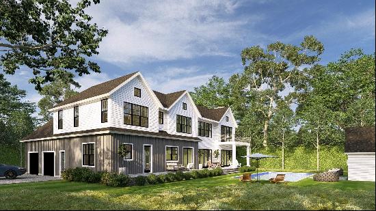 Nestled in the heart of Sag Harbor, this stunning 6,400sq. ft new construction home is sit