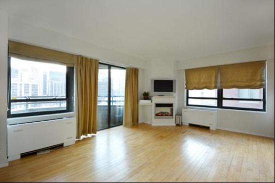 <p>Spacious and bright 1 BR/1Bth apartment on the 29th floor of a full service condominium