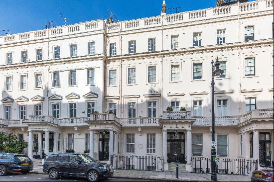 An exceptional ground floor maisonette for sale in Eaton Place, Belgravia, held on a long 