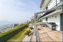 Lugano-Vacallo: modern villa for sale, ideal also as a secondary residence