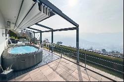 Lugano-Vacallo: modern villa for sale, ideal also as a secondary residence