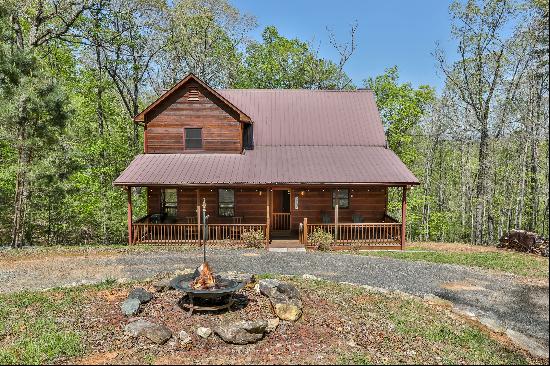 Classic Wooded Cabin in Coosawattee River Resort