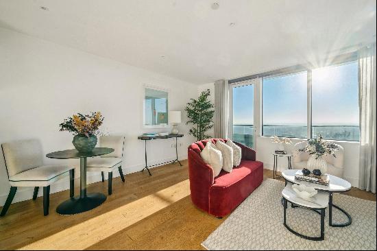 An exceptional one bedroom apartment with a balcony located on 24th floor with stunning vi