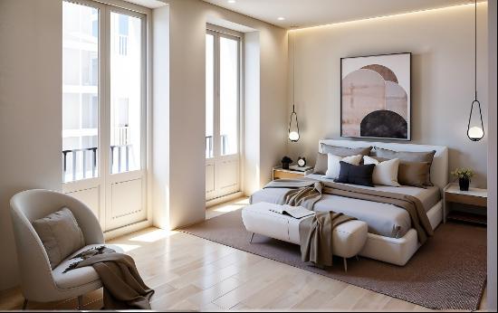 Great property with three balconies in the best area of Cortes., Madrid 28014