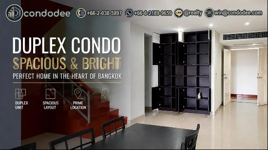 Luxury Asoke Duplex Condo High Floor in The Master Centrium