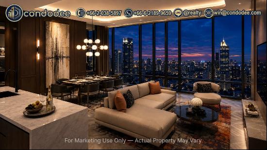 MUNIQ Phrom Phong | Luxury Pied-à-Terre for Sale Phrom Phong