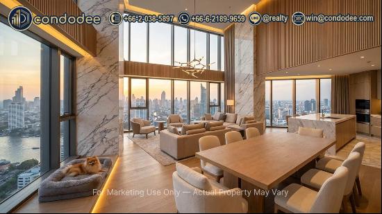 The Monument Sathon | Luxury 3-Bedroom Penthouse | CondoDee