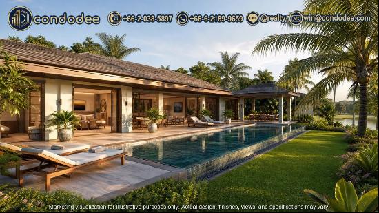 Luxury Bang Tao Pool Villa for Sale on Large Land